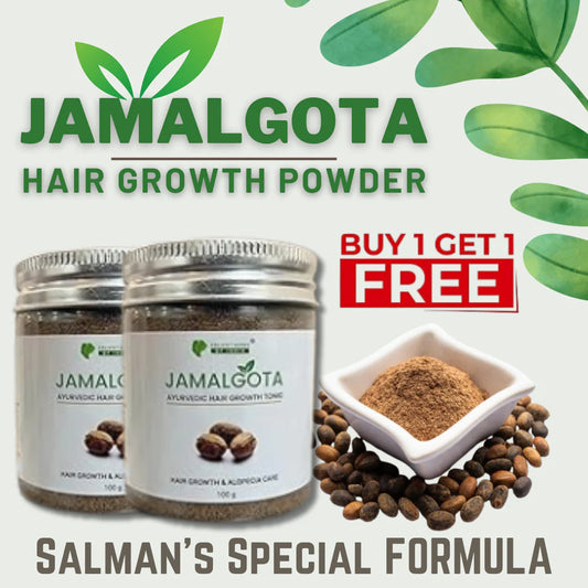 🔥 Jamalgota Ayurvedic Hair Growth Powder Buy 1 Get 1 Free 🔥🌿